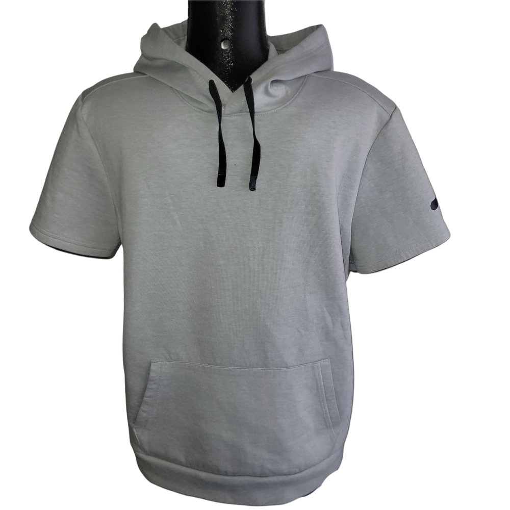 Under Armour Men's Light Grey Short Sleeve Hoodie Size L